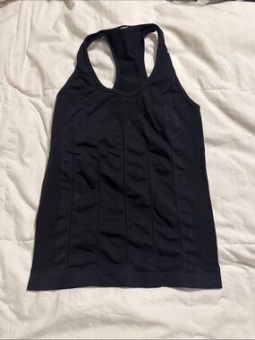 Fabletics - Black Racerback Performance Tank - Small